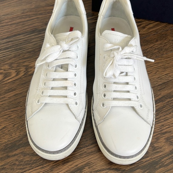 Prada Mens Low Top Sneakers Size 9 - Picture 5 of 13